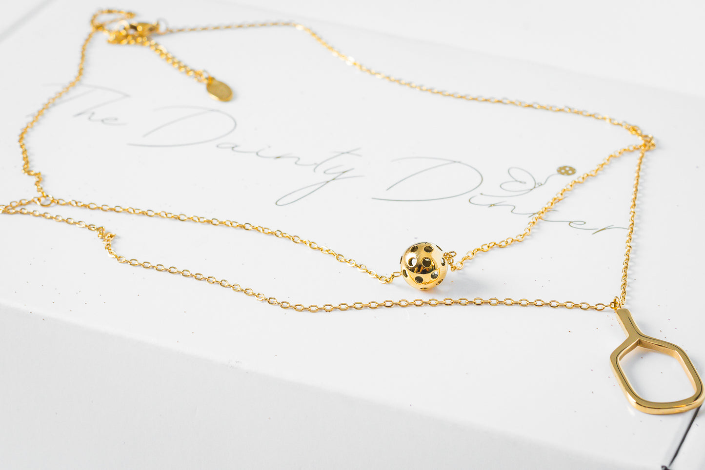 The Paddle Drop Pickleball Necklace