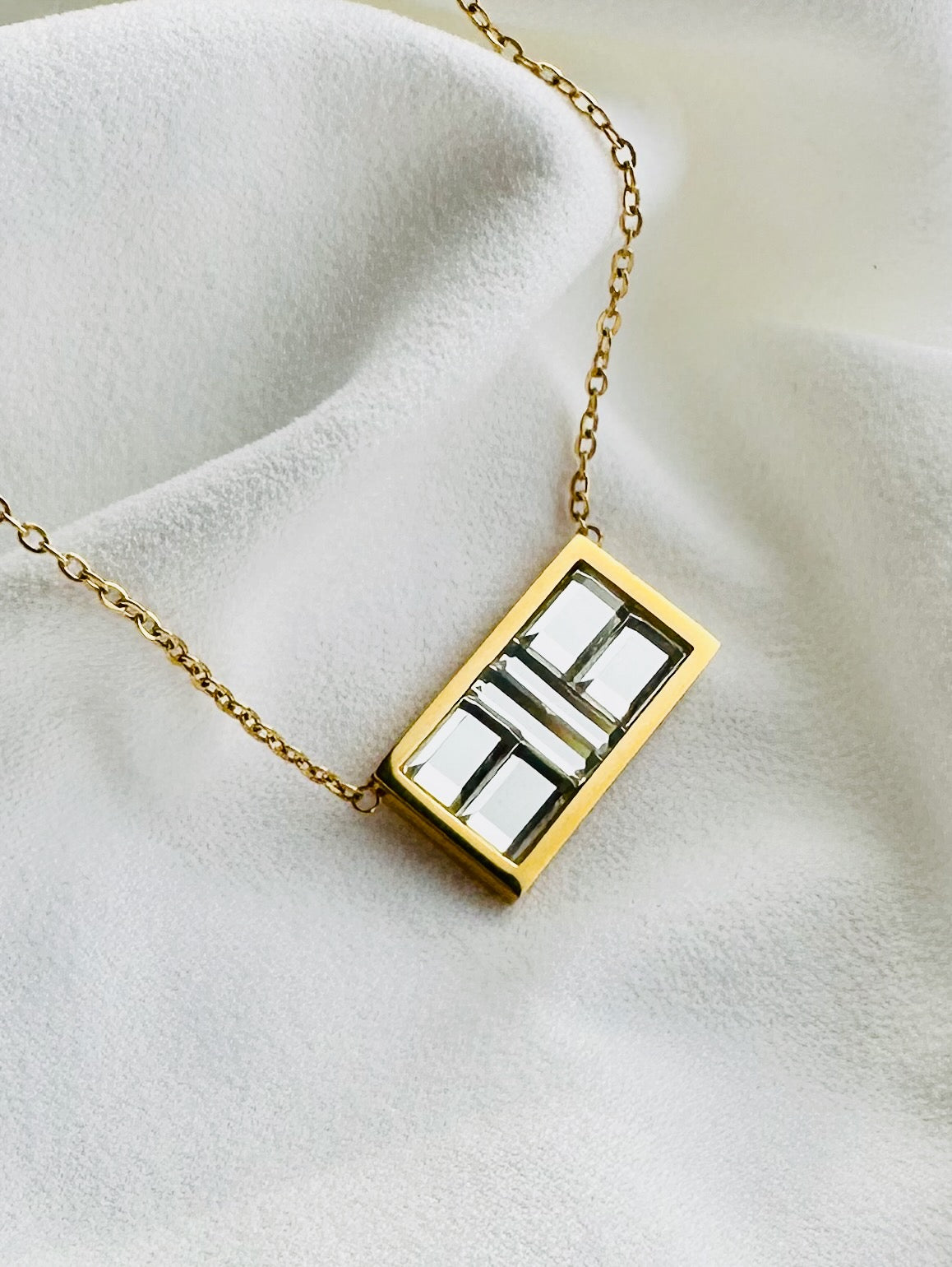 The Courtney - Pickleball Court Necklace