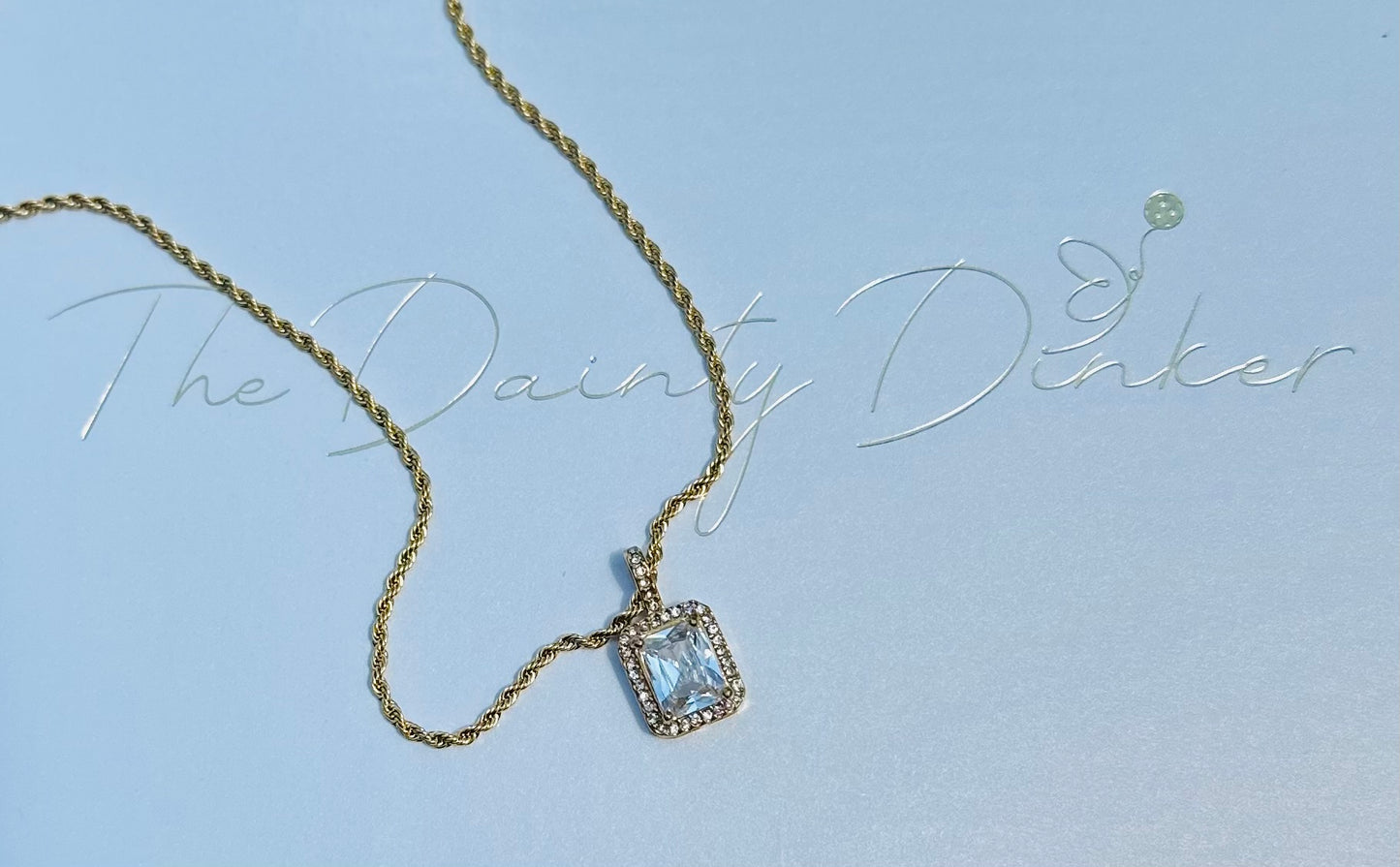 East Naples Emerald Cut Necklace